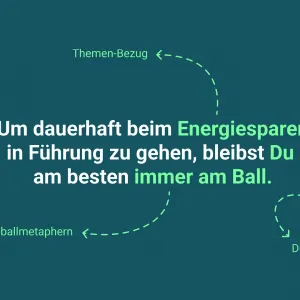 Auf einzelne Elemente in dem Text 