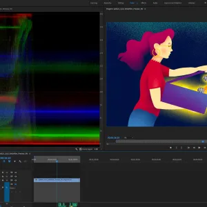 Farbkorrektur der Animation in After Effects