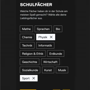 The mobile screen of the Apprenticeship Finder guides users to the right opportunity through targeted questions